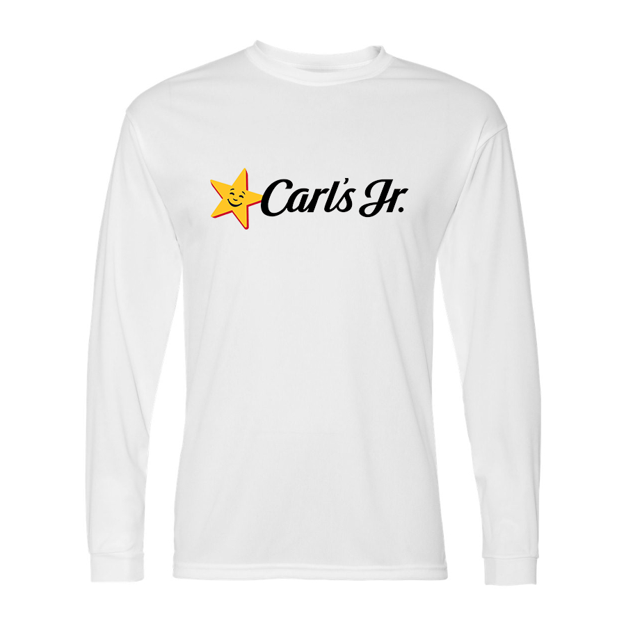 Men's Carl's Jr Polyester Long Sleeve T-Shirt