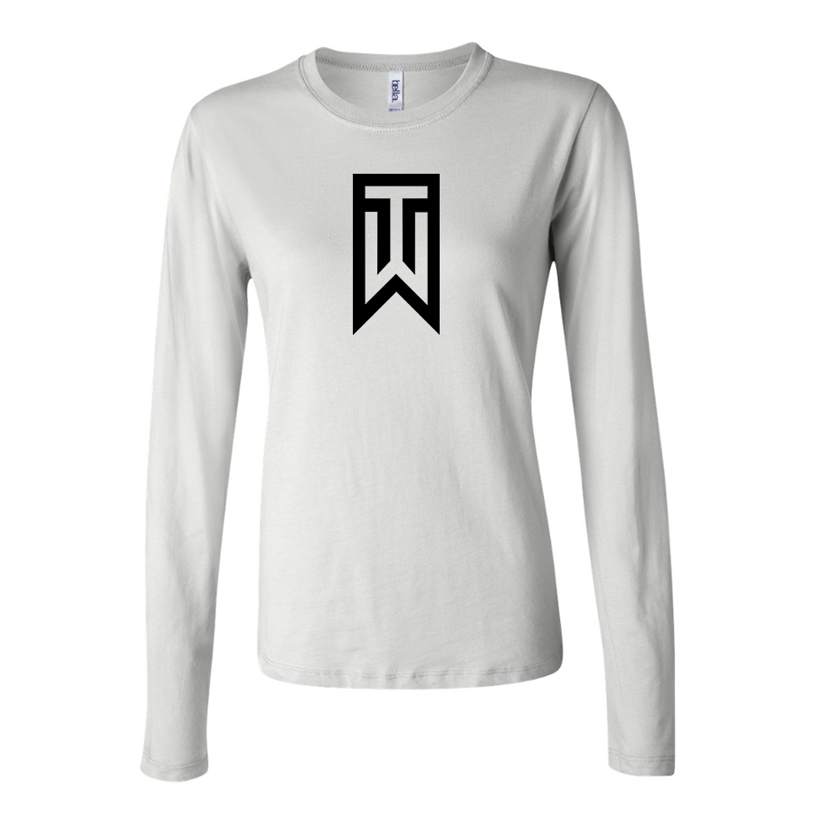 Women's  Tiger Woods Long Sleeve T-Shirt