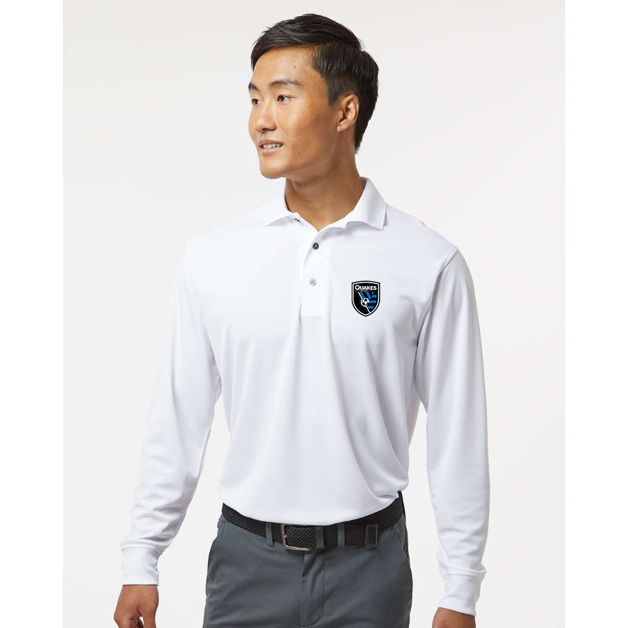 Men's San Joke Earthquakes Paragon Prescott Long Sleeve Polo