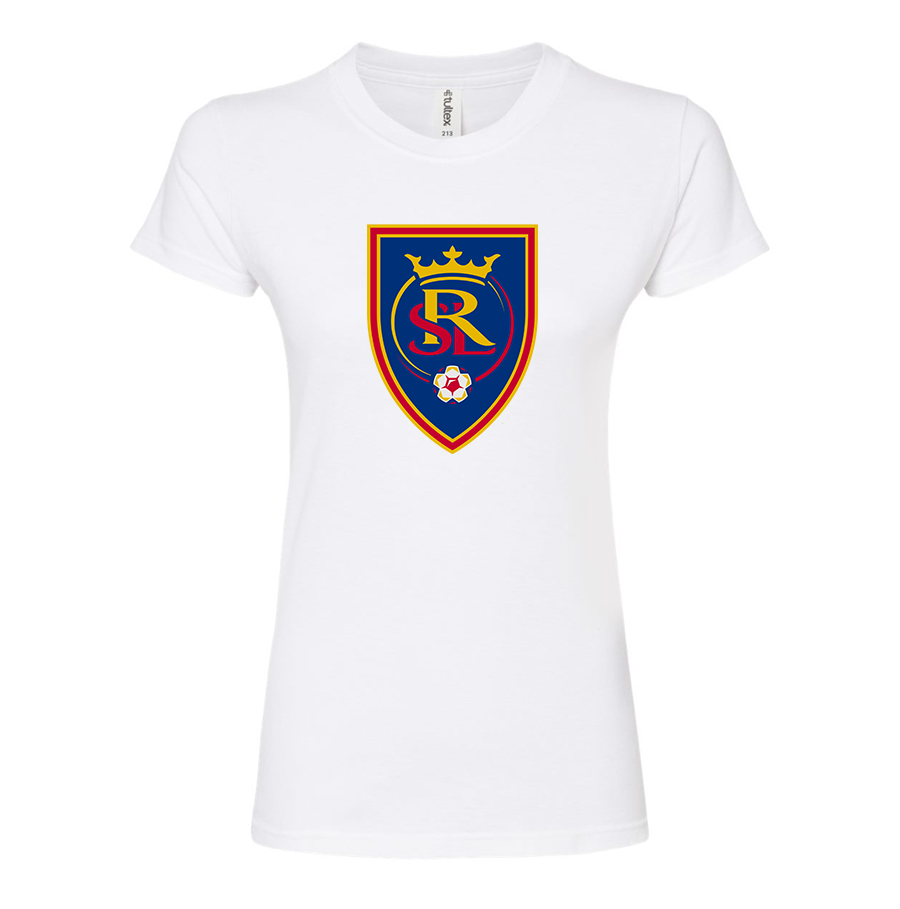 Women's Real Salt Lake Soccer Round Neck T-Shirt