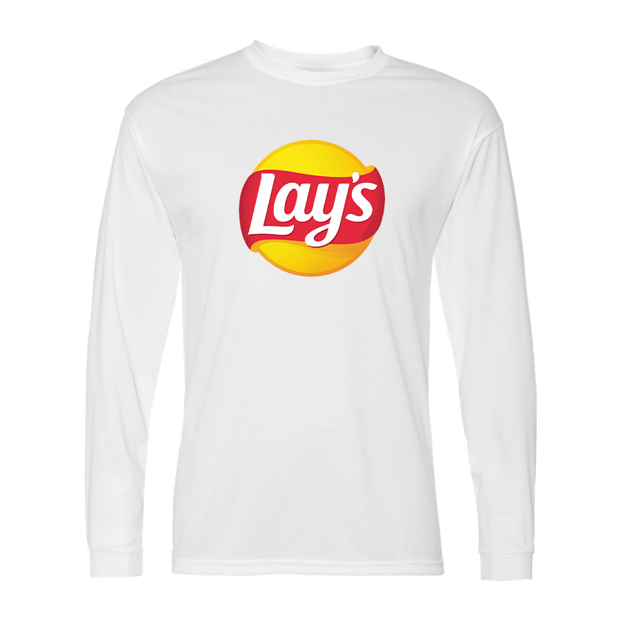 Men's Lays  Polyester Long Sleeve T-Shirt