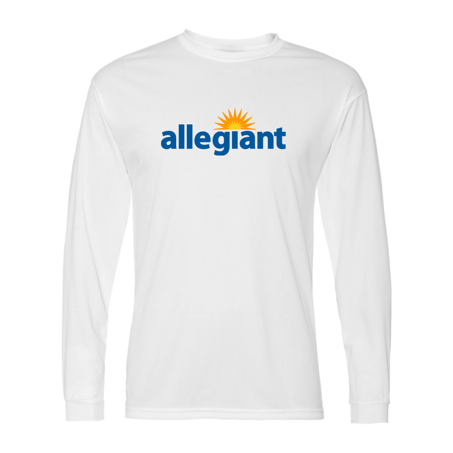 Men's Allegiant Air  Polyester Long Sleeve T-Shirt