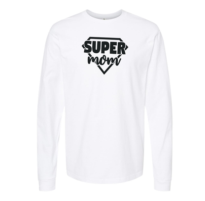 Men's  Super Mom  Long sleeves T-Shirt