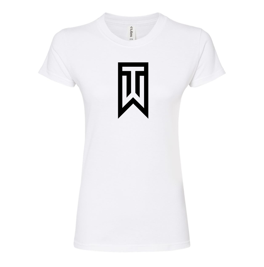 Women's  Tiger Woods Round Neck T-Shirt