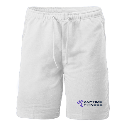 Men's Anytime Fitness Gym Athletic Fleece Shorts