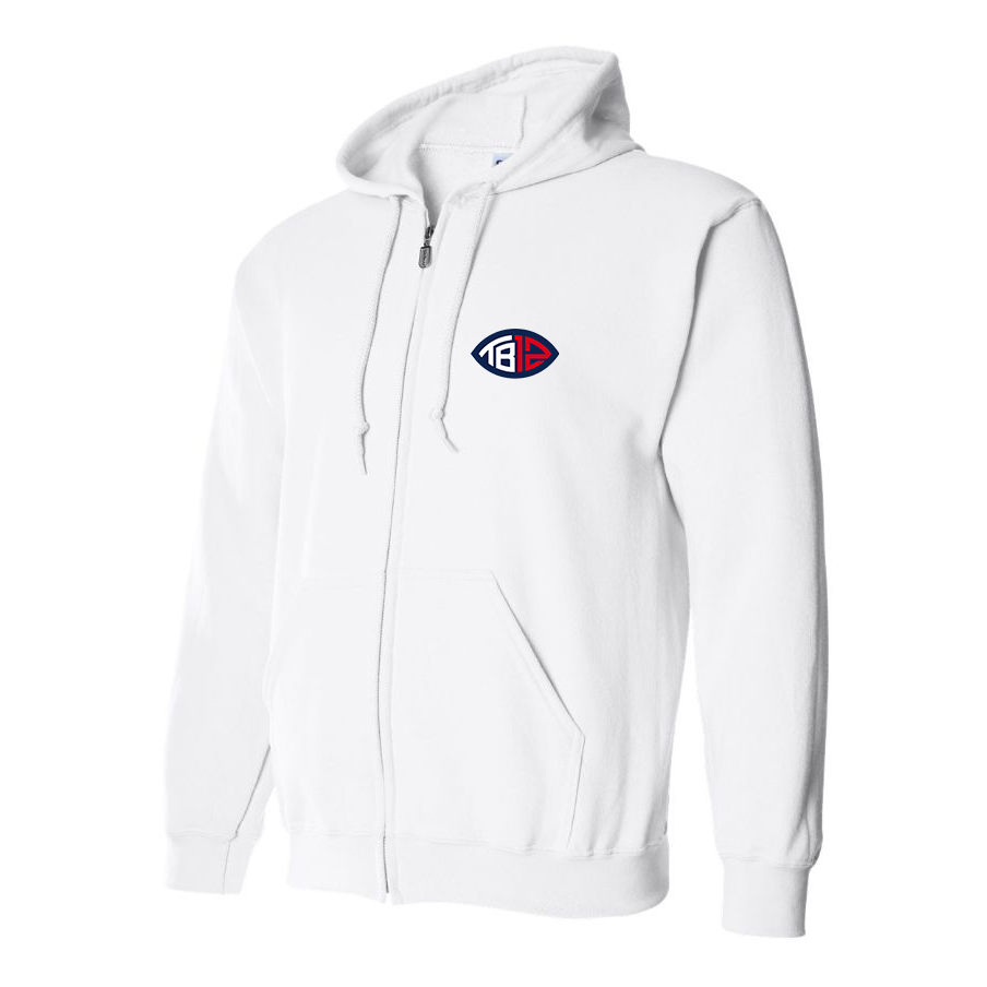 Men's Tom Brady 12 Zipper Hoodie