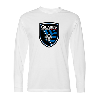 San Joke Earthquakes Sport Performance Long Sleeve T-Shirt