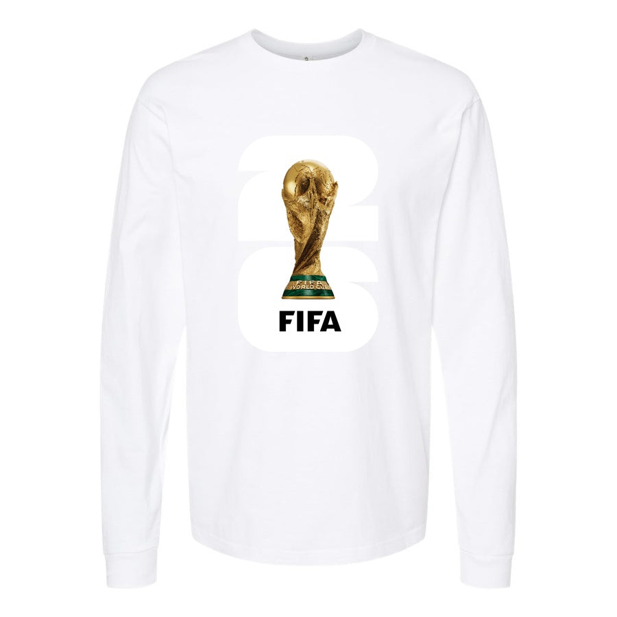 Men's Fifa World Cup 2026 Long Sleeves Cotton-Blend T-Shirt