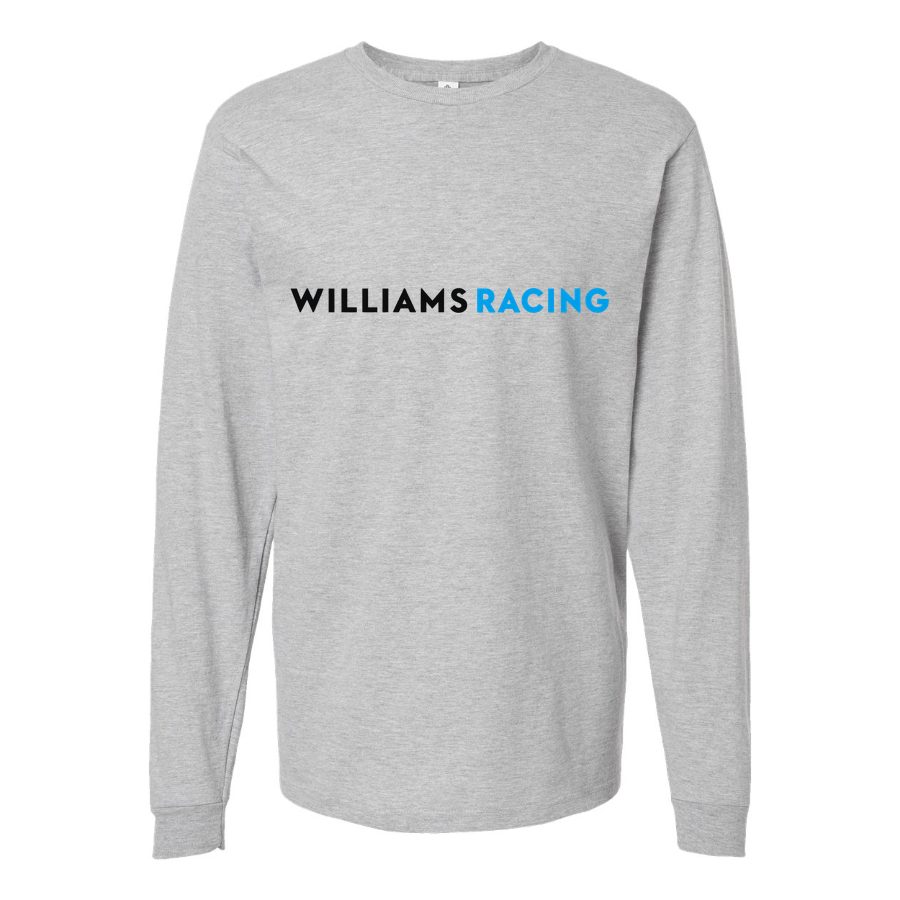 Men's Williams Racing Long sleeves Cotton Blend T-Shirt