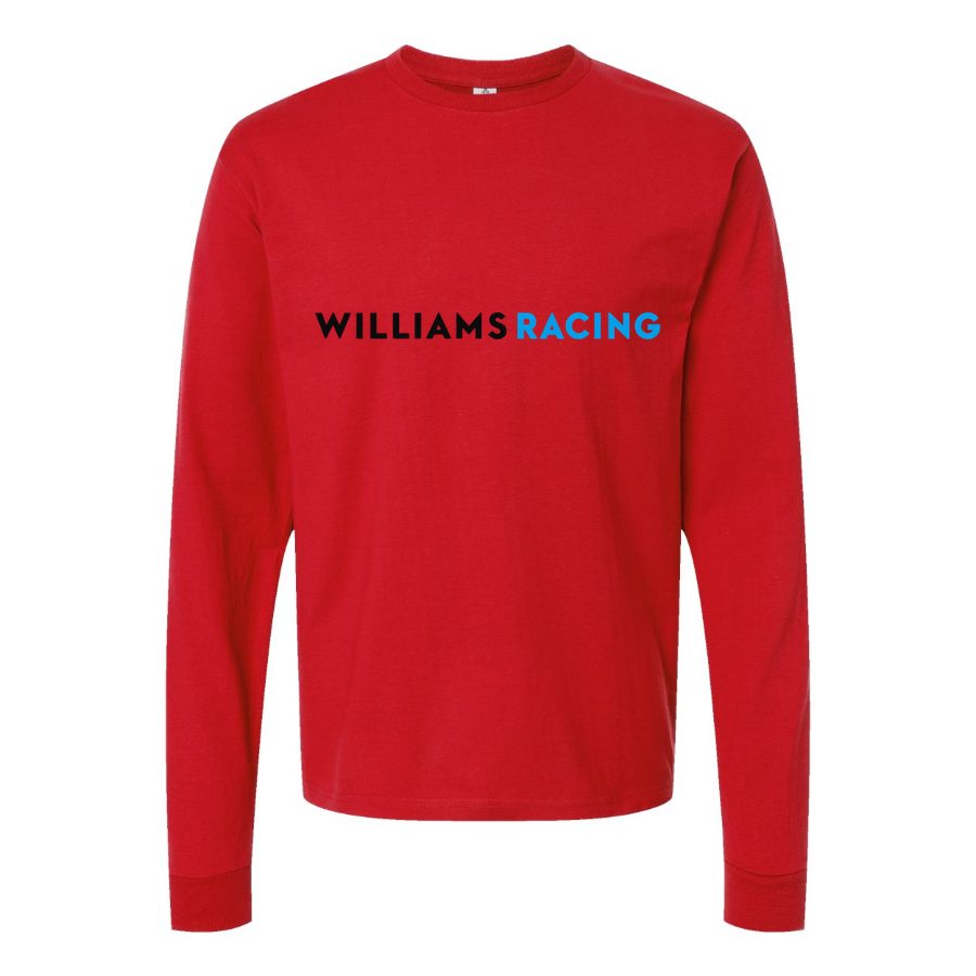 Men's Williams Racing Long sleeves Cotton Blend T-Shirt