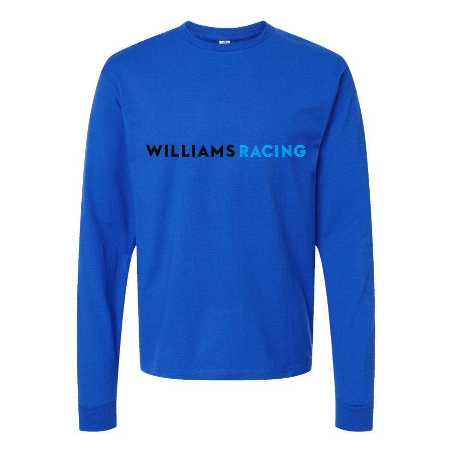 Men's Williams Racing Long sleeves Cotton Blend T-Shirt