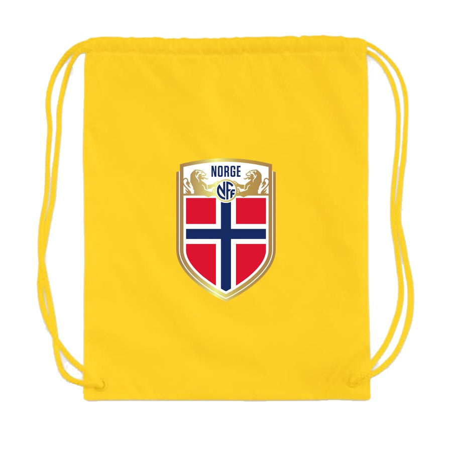 Norway Soccer Drawstring Bag