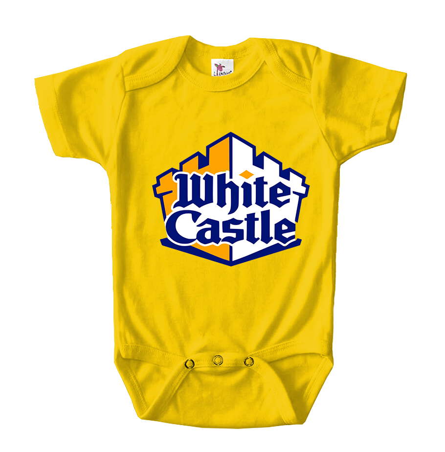 White Castle Baby Romper Onesie