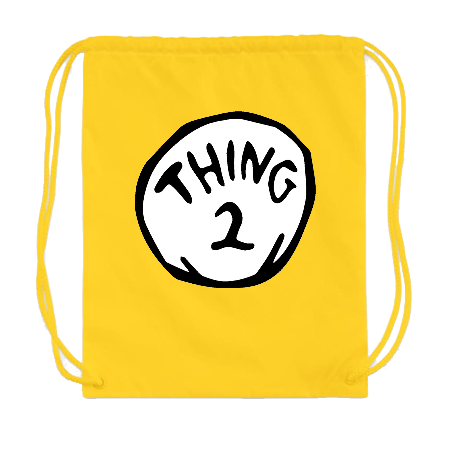 Dr. Suess Thing 2 Drawstring Bag