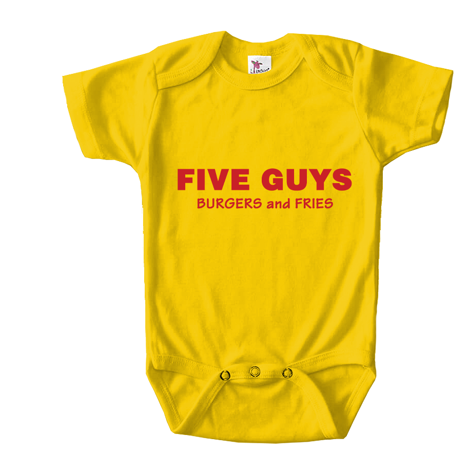 Five Guys Baby Romper Onesie