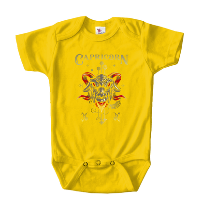 Capricorn Zodiac Baby Romper Onesie