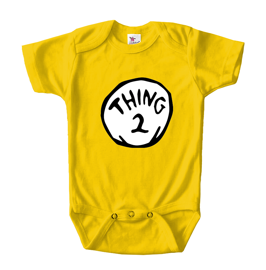 Dr. Suess Thing 2 Baby Romper Onesie