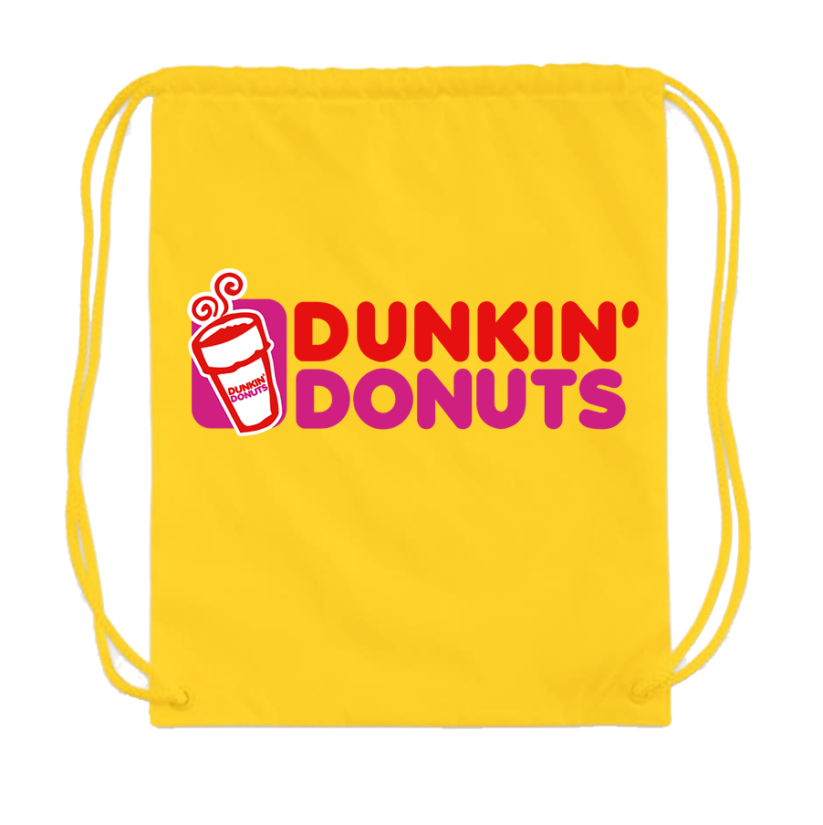 Dunkin Donuts Drawstring Bag