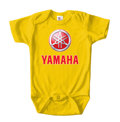 Yamaha Bike Motorcycle Baby Romper Onesie