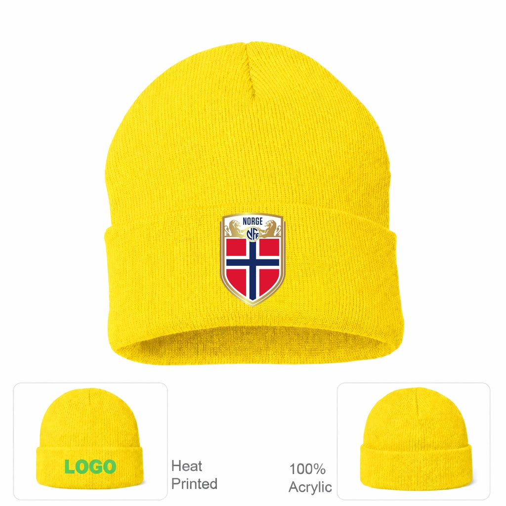 Norway Soccer Beanie Hat