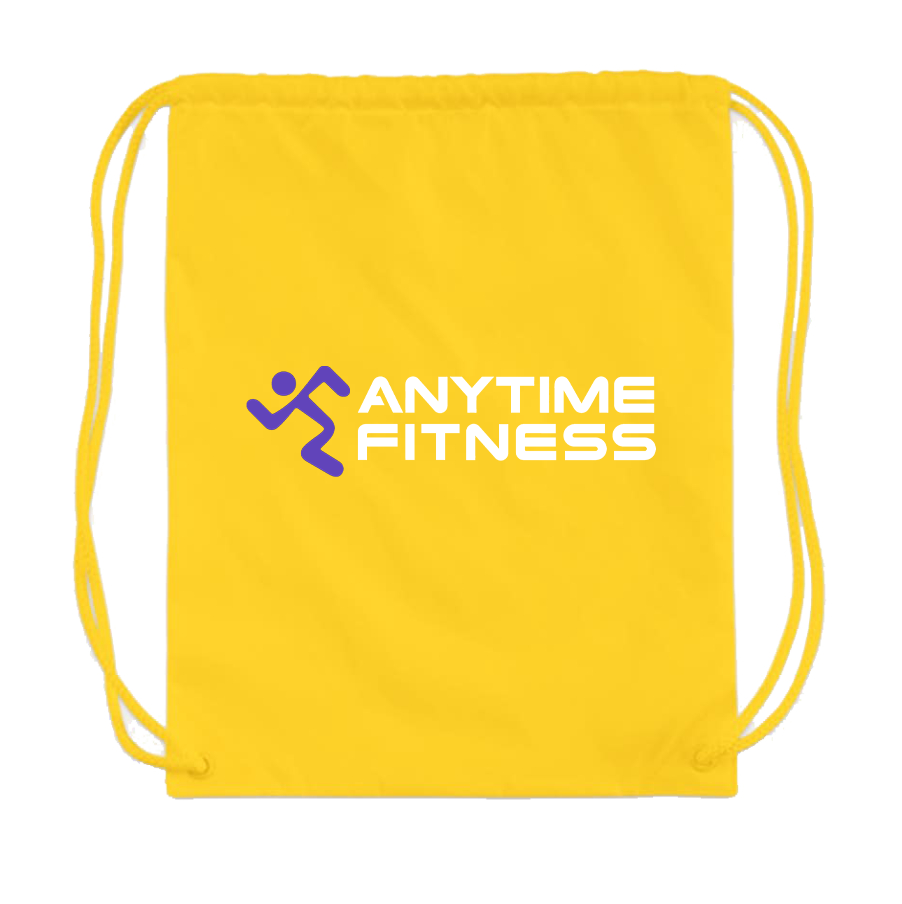 Anytime Fitness Gym Drawstring Bag