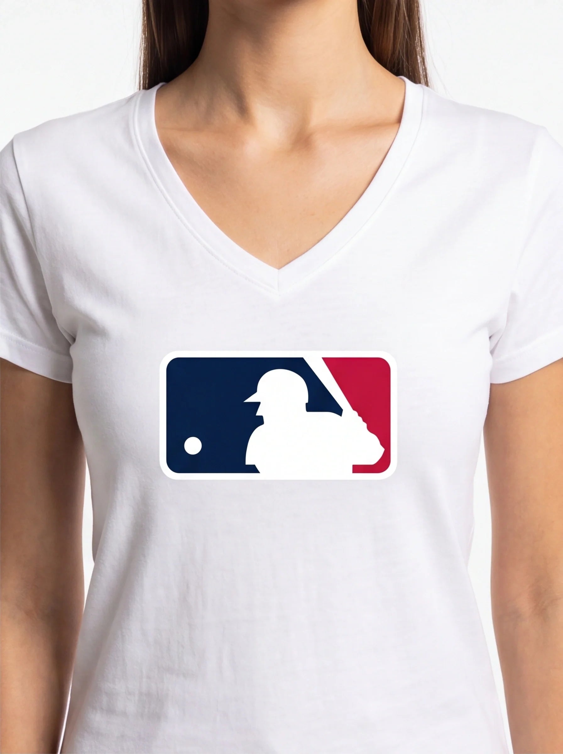 Women's Major League Baseball MLB V-Neck T-Shirt