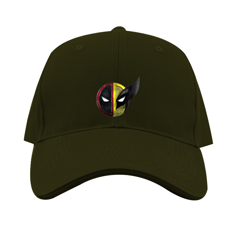 Deadpool & Wolverine Dad Baseball Cap Hat – Embroidered Fan Hat | TeesCustomize