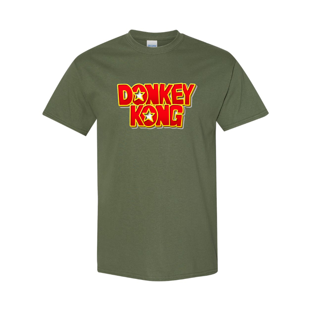 Men's Donkey Kong Cotton T-shirt – Graphic Cotton T-Shirt | TeesCustomize