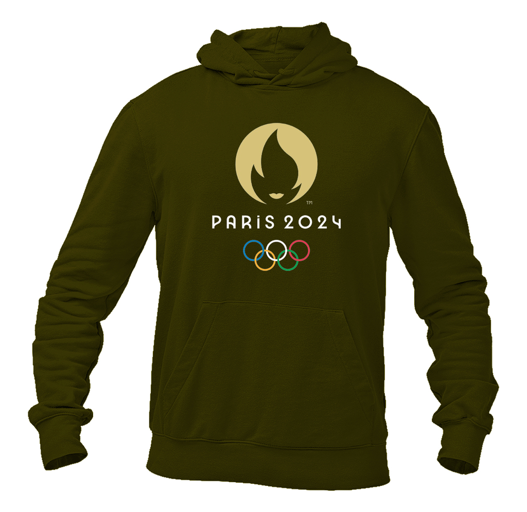Men's New Olympics 2024 Paris Logo Pullover  Hoodie