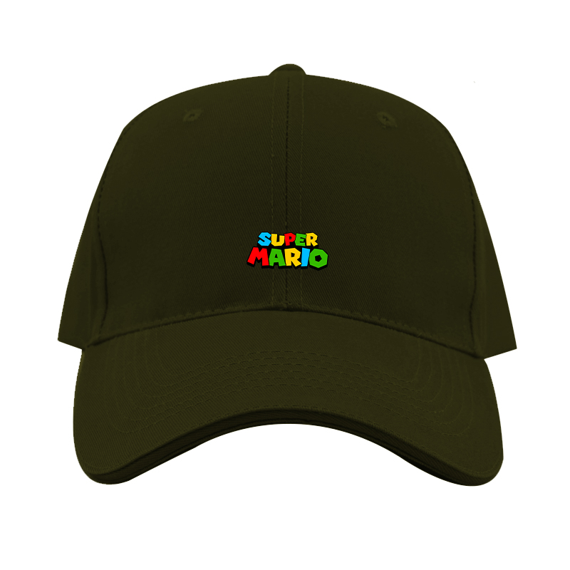 Super Mario Dad Baseball Cap Hat – Embroidered Fan Hat | TeesCustomize