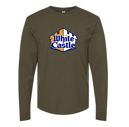 Men's White Castle Long sleeves T-Shirt