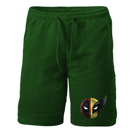 Men's Deadpool & Wolverine Athletic Fleece Shorts