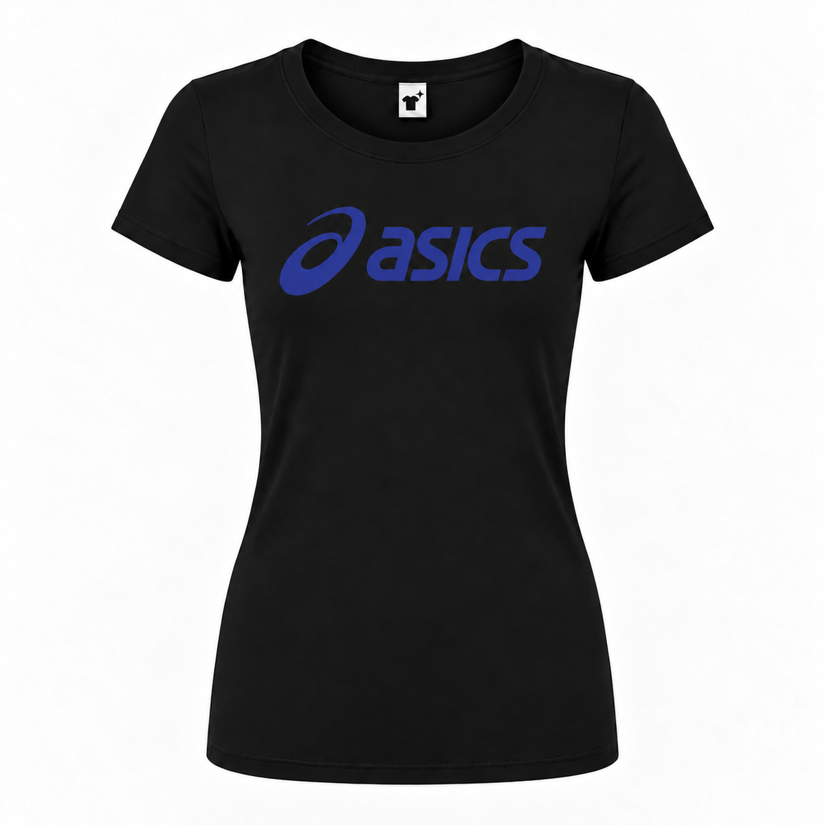 Women's ASICS Round Neck T-Shirt, black