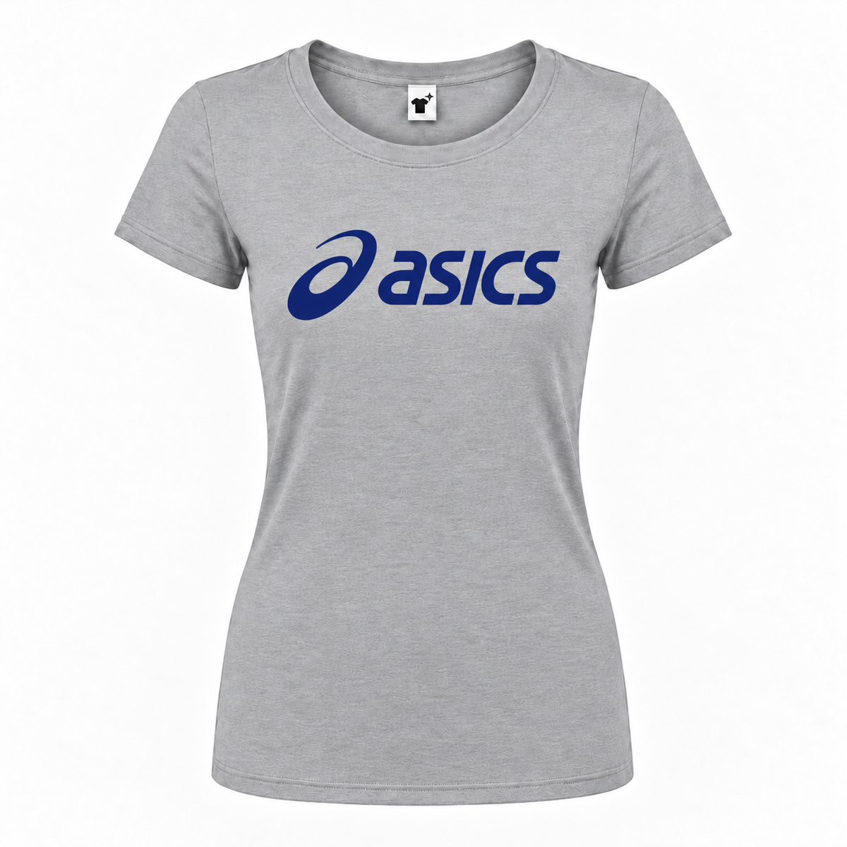 Women's ASICS Round Neck T-Shirt, gray