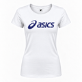 Women's ASICS Round Neck T-Shirt, white