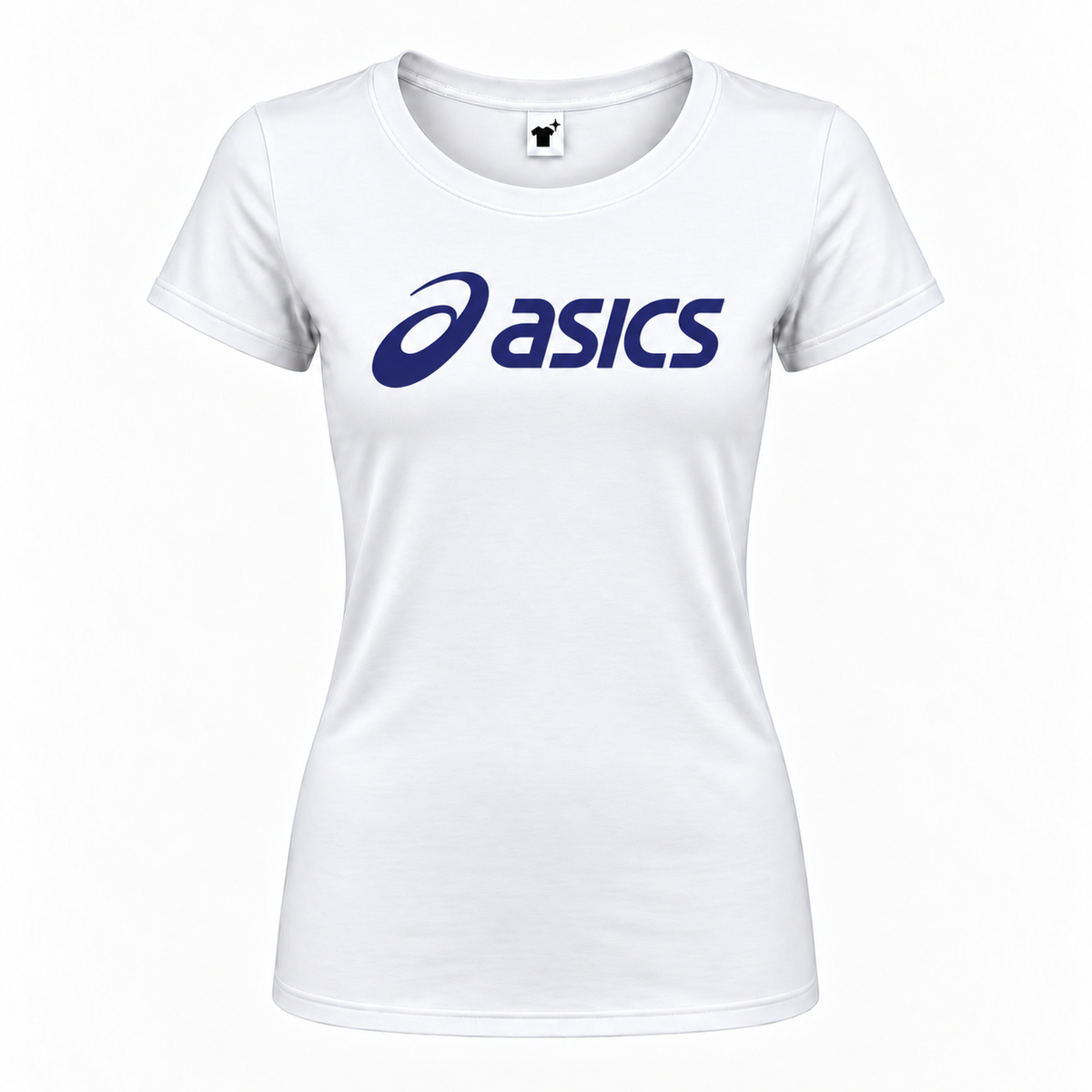 Women's ASICS Round Neck T-Shirt, white