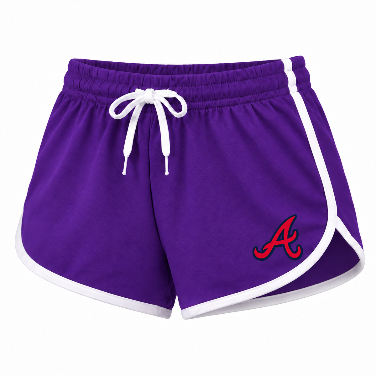 Women's Atlanta Braves Booty Shorts, Purple