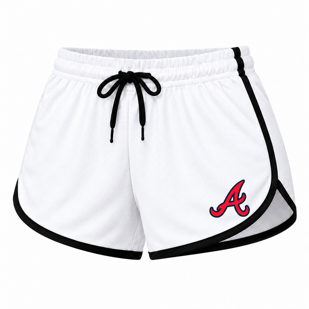Women's Atlanta Braves Booty Shorts, White