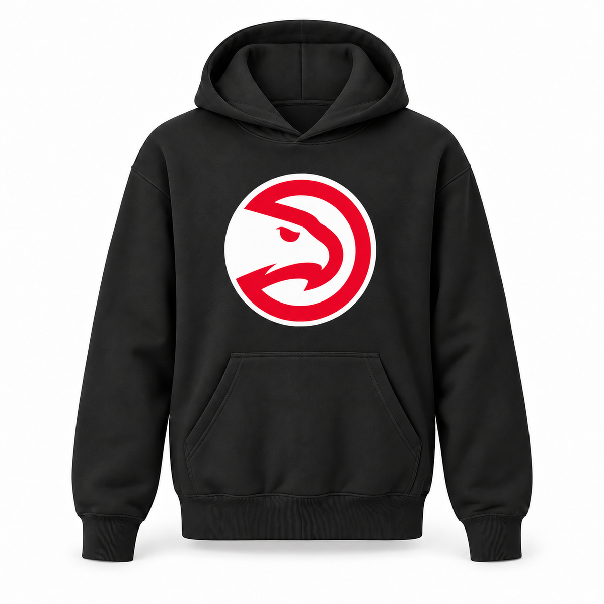 Atlanta Hawks youth pullover hoodie in Black