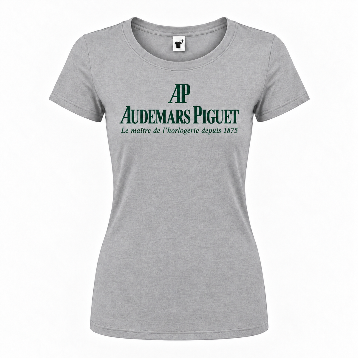 Women's Audemars Piguet Round Neck T-Shirt, Gray