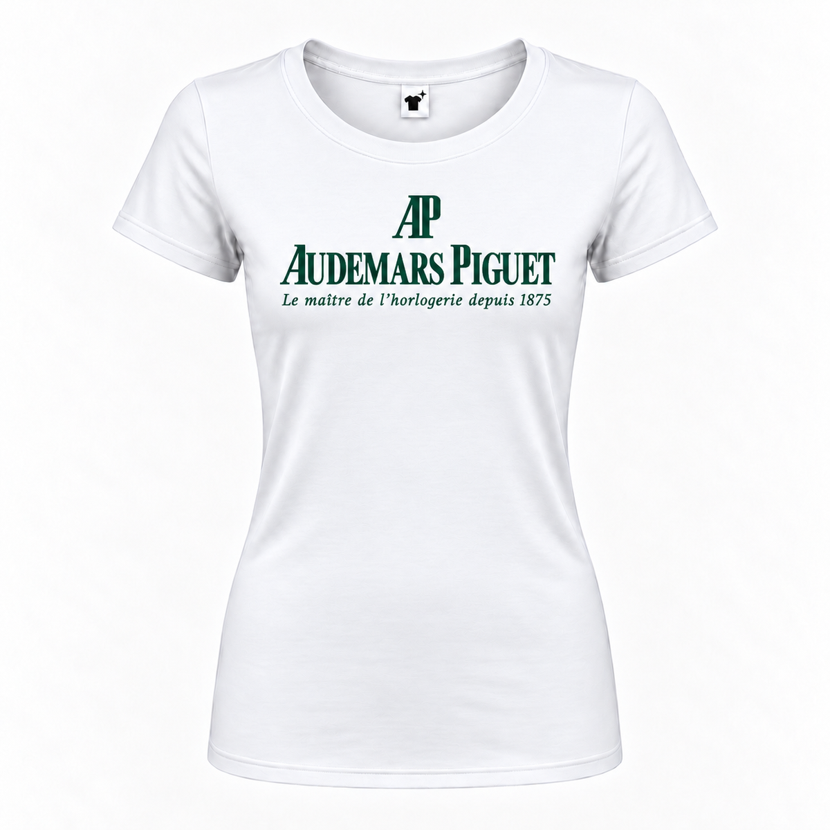 Women's Audemars Piguet Round Neck T-Shirt, White