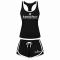 Women's Audemars Piguet Tank Top and Shorts Set, Black