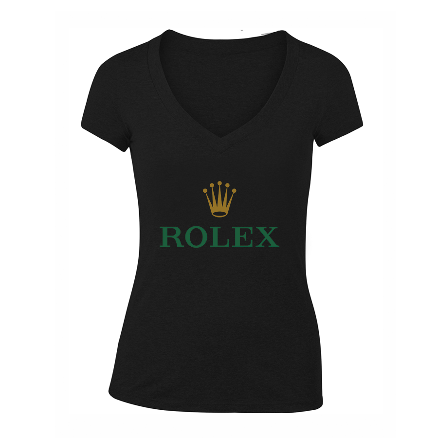 Women's Rolex V Neck T-Shirt