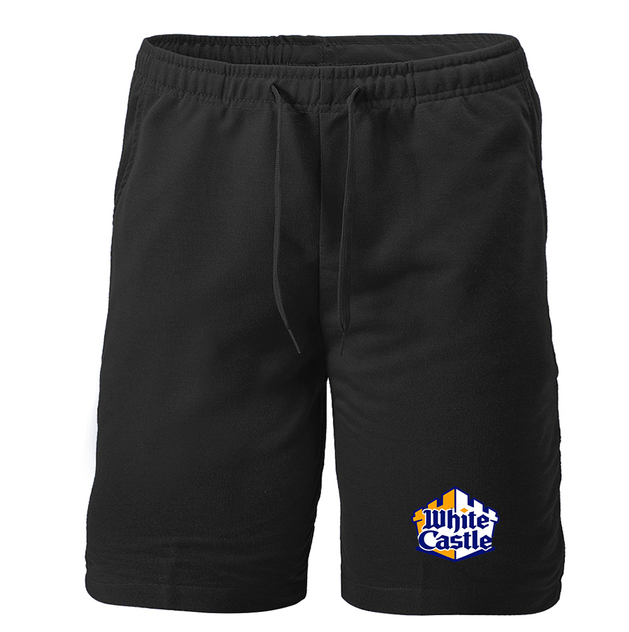 Men's White Castle Athletic Fleece Shorts