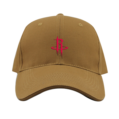 Houston Rockets Dad Baseball Cap Hat