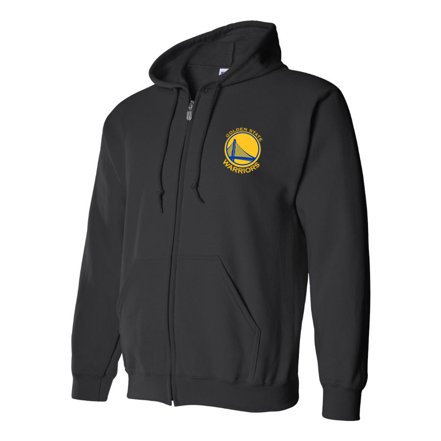 Men's Golden State Warriors  Zipper  Hoodie