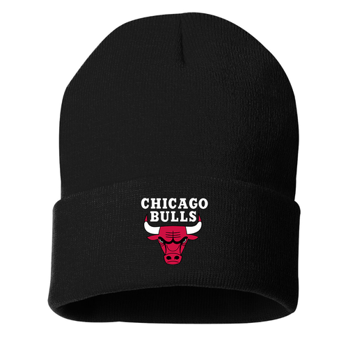 Chicago Bulls Beanie Hat – Embroidered Fan Hat | TeesCustomize