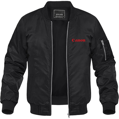 Men's Canon  Lightweight Bomber Jacket Windbreaker Softshell Varsity Jacket Coat