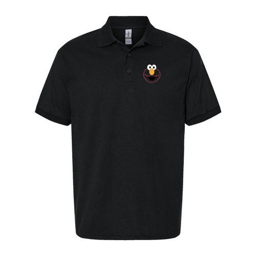 Men's Sesame Street Elmo Face Dry Blend Polo