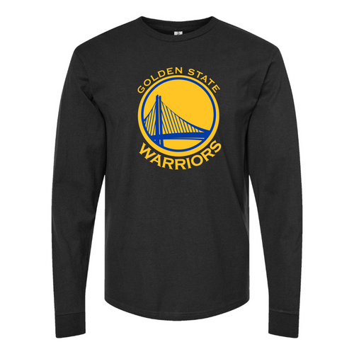 Men's Golden State Warriors Long Sleeves T-Shirt – Graphic Cotton T-Shirt | TeesCustomize